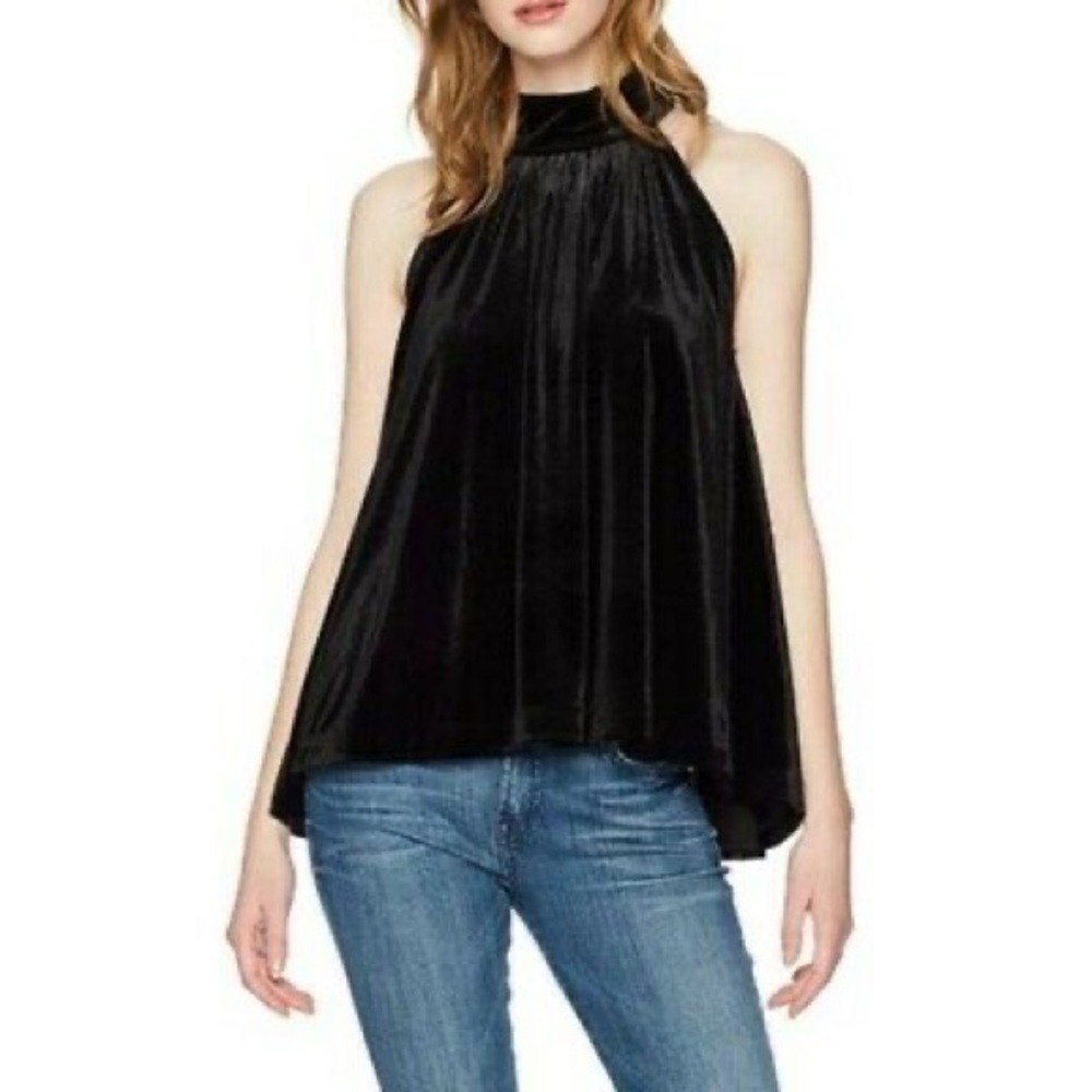 French Connection Aurore Velvet top XS